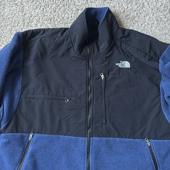 EUC Men’s The North Face Denali Fleece Blue/TNF Black Polartec Fleece Jacket XXL - Picture 4 of 13